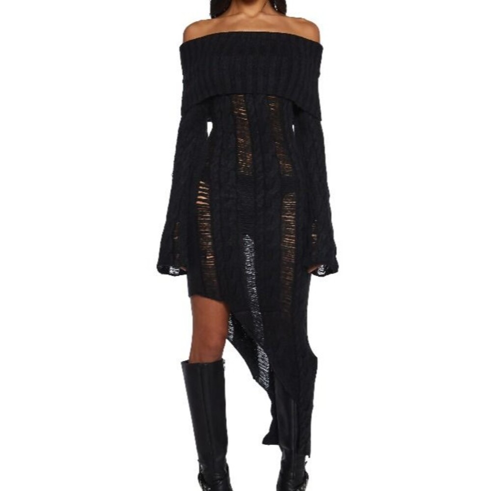 Generation Kiss Elena Asymmetrical Midi Dress Dolls Kill